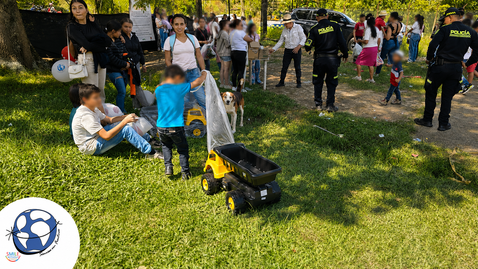 Entrega de ayuda social