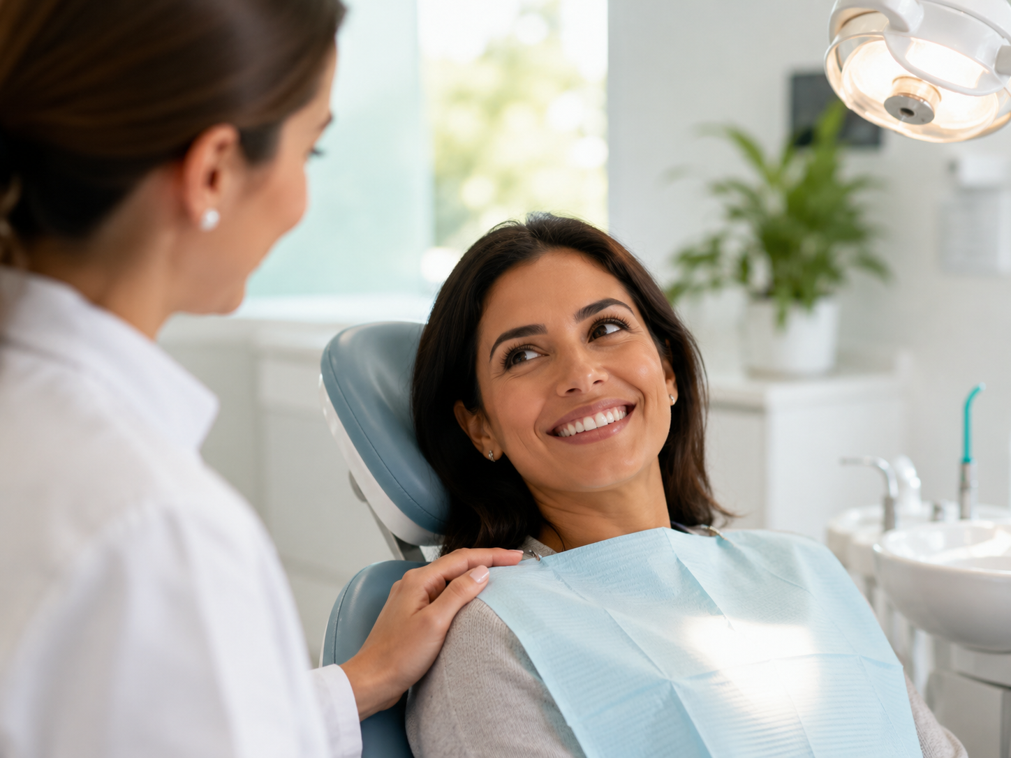 Paciente en consultorio dental